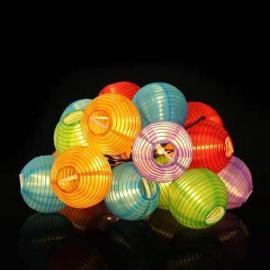 Colorful festival decoration lantern lights